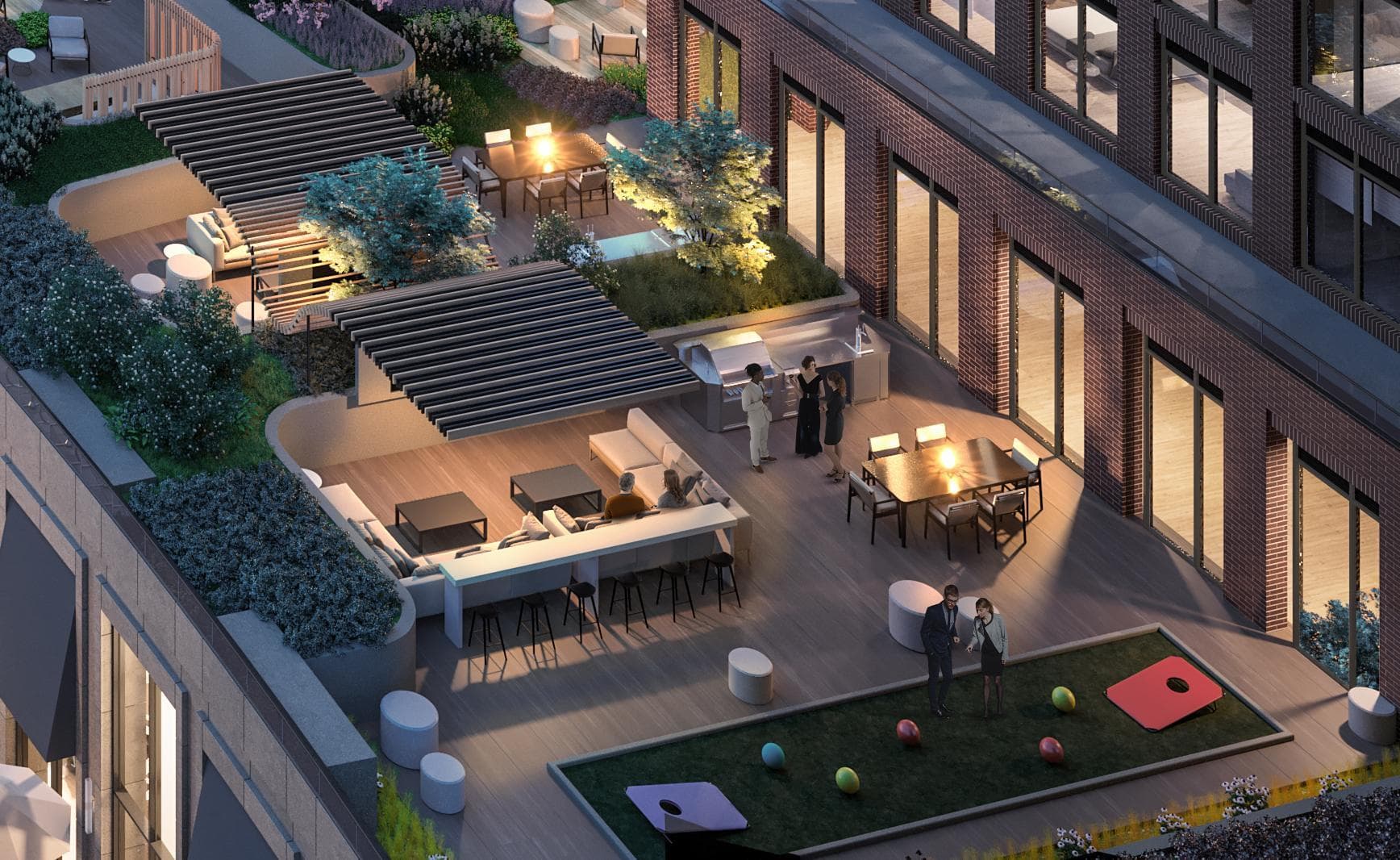 STOA Terrace at Sloane Yorkdale with panoramic views